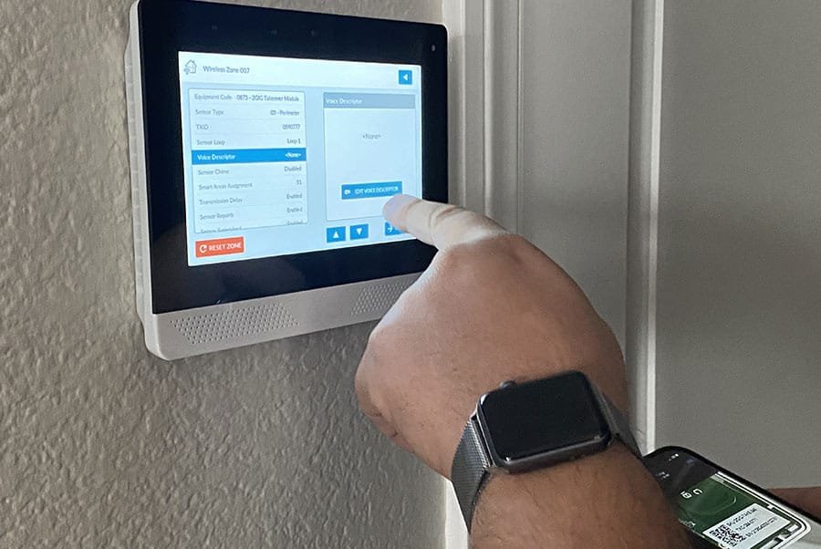 technician installing smart home upgrade